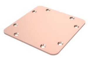 Quality Industrial Components Aluminium Copper Pipe Heat Sink Anodizing ROHS Certificated wholesale