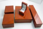 Christmas Matte Jewelry Wooden Box Offset Printing For Chain / Bracelet