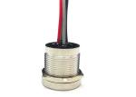 22mm Push Button Piezo Touch Switch Metal Illuminated Momnetary 4 Wires