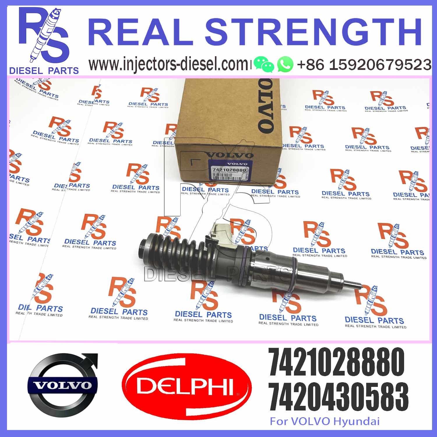 Diesel Fuel Injector 21582096 BEBE4D35002 21644598 85003949 7421028880 E3.18 for V-O-L-V RENAULT 11LTR EURO3 HI