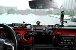 Mobile Phone Holder for Jeep Wrangler JL Gladiator Clamp Mounting Center Console