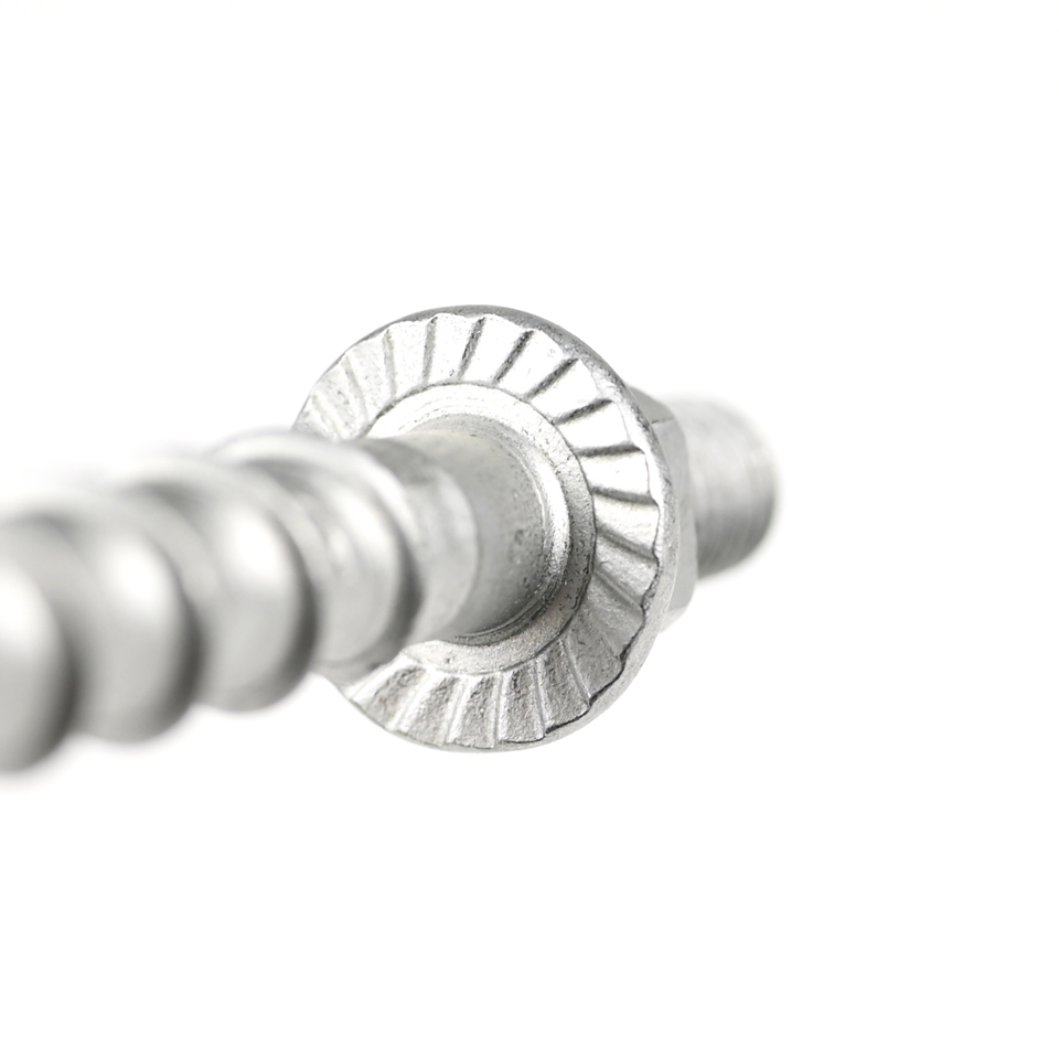 JIS Standard M8 Double Thread Hex Flange Head Self Tapping Concrete Ceiling Anchor Bolts