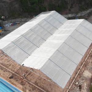 Quality Galvanized Steel Plastic Film Greenhouse Retractable Large Tunnel Custom wholesale