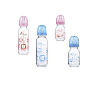 Quality Standard Neck 9oz 250ml Heat Resistant Glass Baby Feeding Bottles wholesale