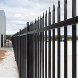 Quality 6 Feet Wrought Iron Picket Steel Fence Panel High Strength 1.2mx1.8m wholesale