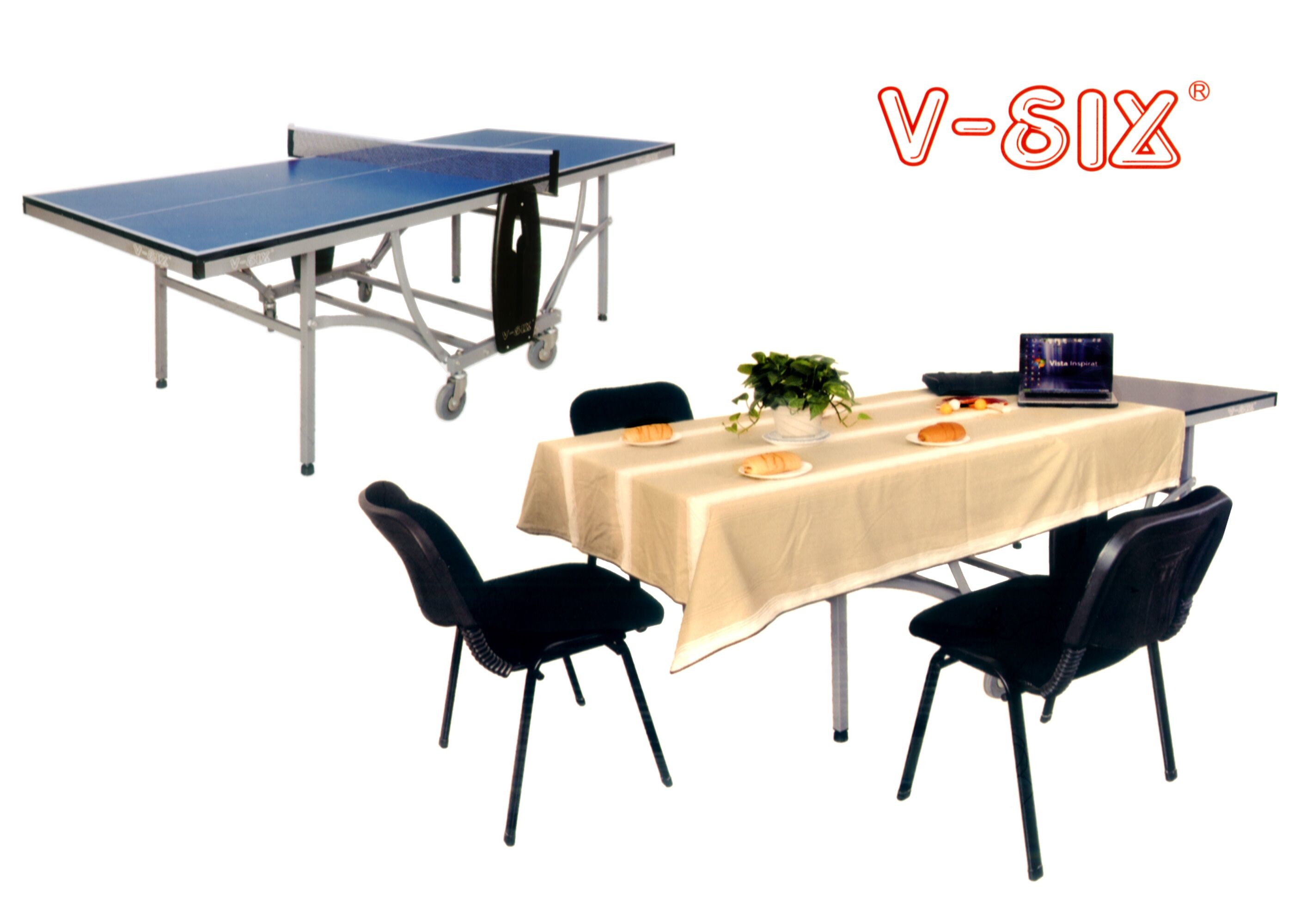 Multi Purpose Weatherproof Ping Pong Table Outdoor / Indoor With Lock Guard System