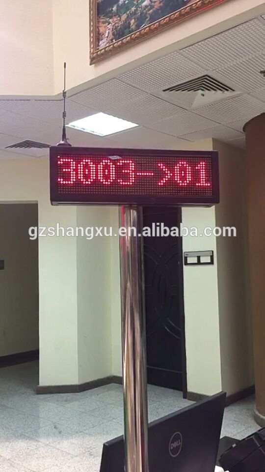 Programmable LED Counter Token Number Display for Hospital Queue Waiting System