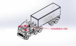 high precision truck radio antenna , long range car radio antenna 3C-2V