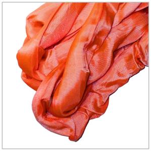 Quality Seamless Polyester Lifting Slings , 20T Safety Slings For Lifting Easy To Carry wholesale