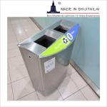ISO14001 Community Rectangular Outdoor Trash Cans