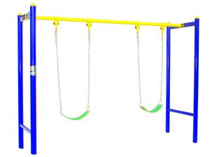 Quality outdoor playground galvanized steel Swing-ET-E02 wholesale