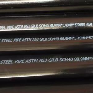 Quality ASME SA53 Grade B ERW Pipe Round Hot Rolled wholesale