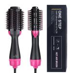 Hot Air Nylon Bristle 3 In 1 Ionic Hair Brush For Women