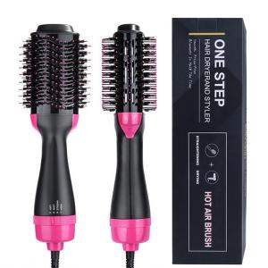 Quality 3 In 1 Electric Hot Air Brush One Step Ceramic Ion Brush wholesale