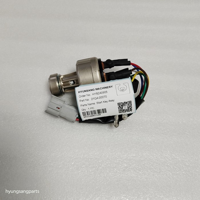 Excavator Parts Start Key Assy 21Q4-00070 for R180LC9S R210LC9