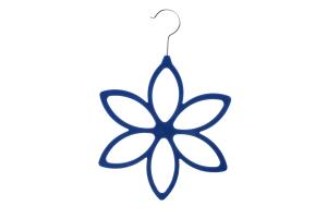 Quality Flower Shaped Infant Velvet Hangers , 29cm Kids Flocked Hangers wholesale