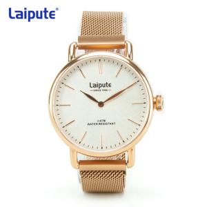 Quality Rose Gold Stainless Steel Quartz Wrist Watch Laipute Opaque wholesale