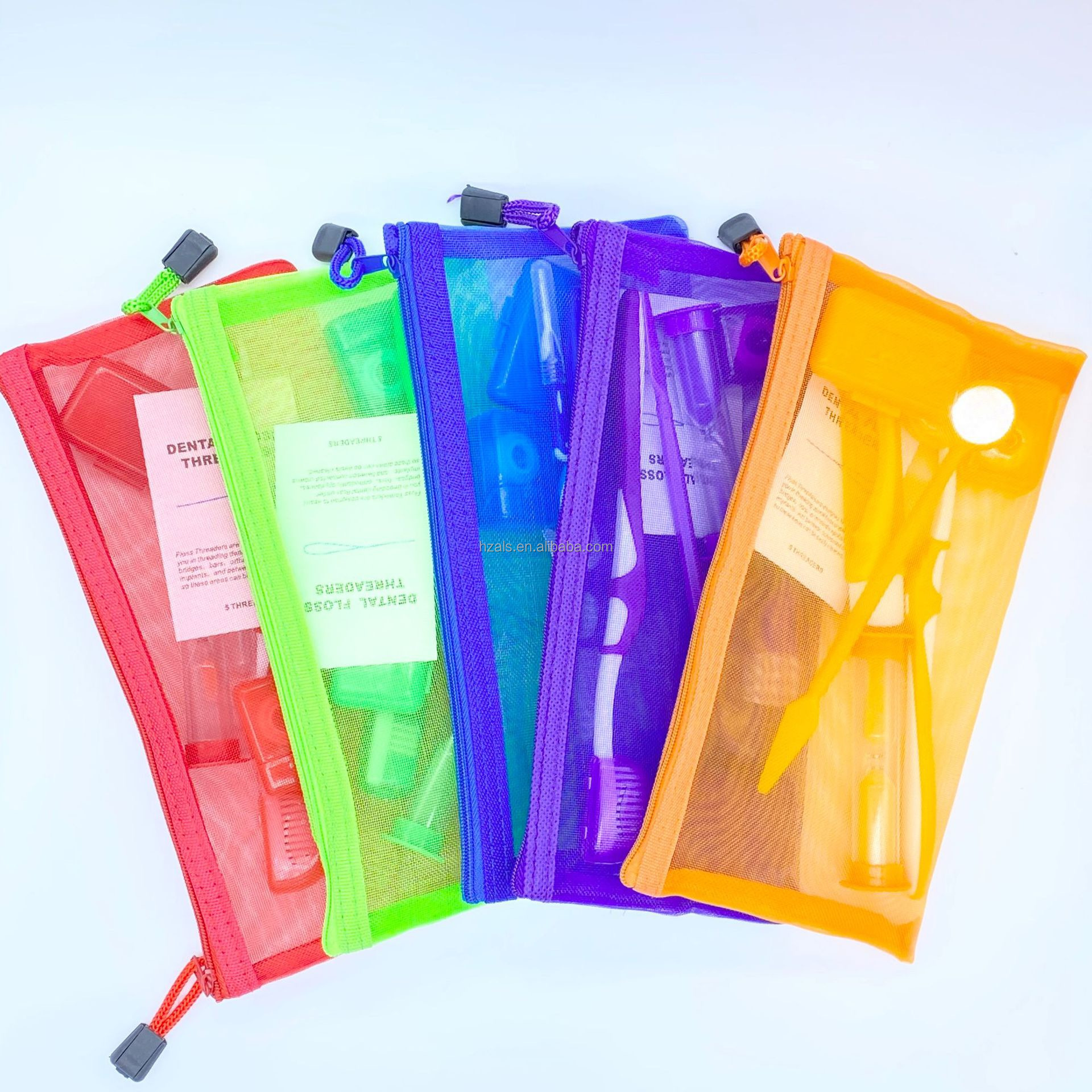 Manual Power Source Ortho Wax Floss Oral Mirror Included Portable Interdental Brush Kit with Highest Medical Grade Plastic