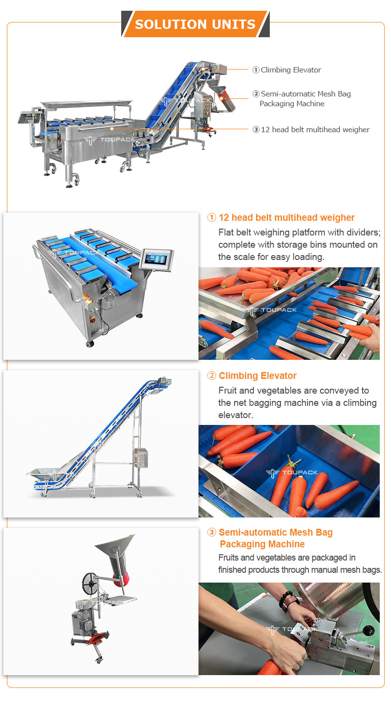 Semi Auto Potato Onion Vegetables Packing Machine Net Mesh Bag Packaging Machine