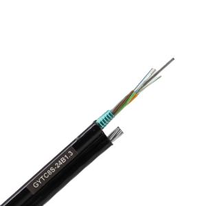 Quality HDPE GYTC8S Figure 8 Fiber Cable 24core Single Mode Optical Cable wholesale