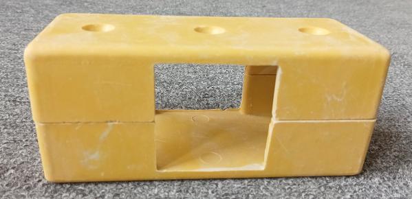 50mm FRP Square Tube Connector Four Way SMC Moulded Accessaries For Construction