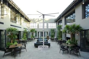 Quality Pole Mounted Hvls Fan 24ft Electric Low Noise Large Outdoor Fan For Square wholesale