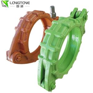 Quality Customized Concrete Mixer Parts , 5.5 Inch Bolt Pipe Fitting Clamp wholesale
