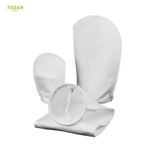 Quality Hot-Melt Bottom Liquid Filter Bag With Plastic Ring For Easy Installation High Elongation Alkaline Resistance wholesale