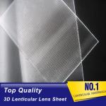 PLASTIC LENTICULAR 70 LPI 3d lenticular lens best 3d sheet PET lenticular