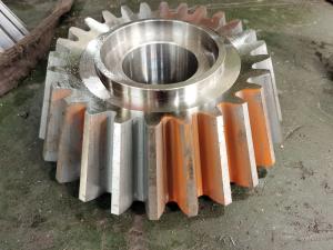 Quality 20CrNi2MoA Alloy Pinion Straight Conical Gear With Carburizing Heat Treatment wholesale