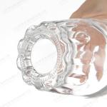 Healthy Lead-free Glass 500ml Classic Design Vodka Brandy Liquor Glass Bottle
