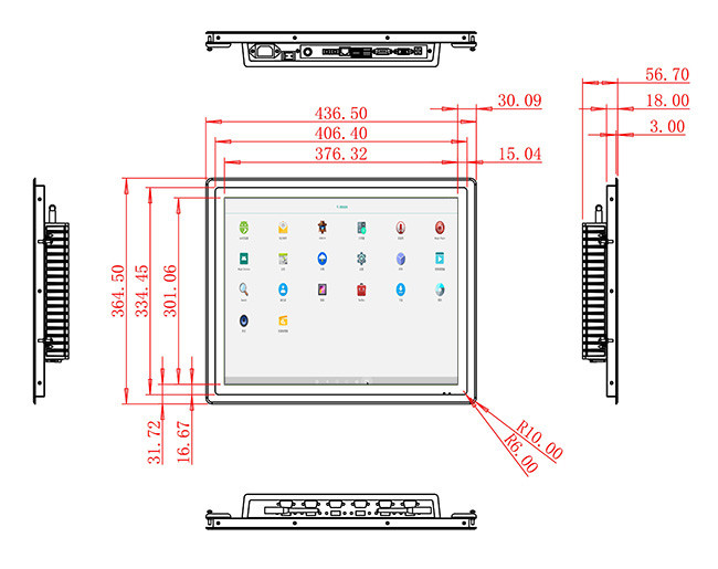 19-Inch High-Performance Android Display for Medical Applications and Smart Interfaces