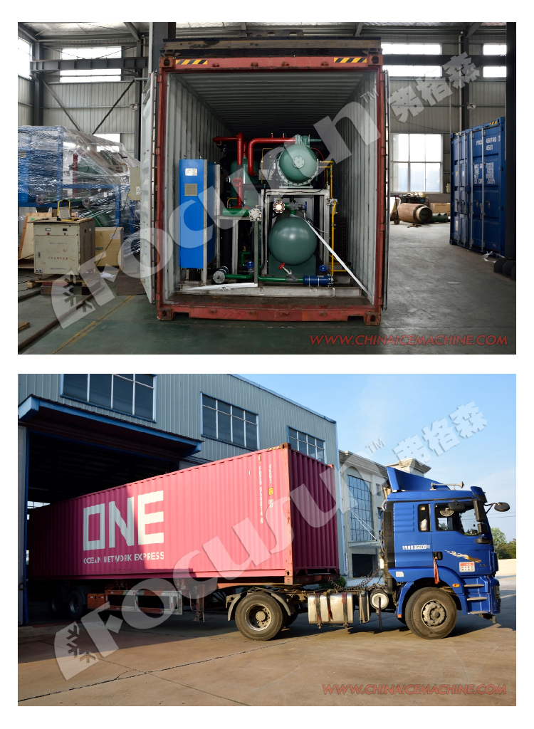 ICE BLOCK 20 tons per day Industrial Direct Cooling system Block Ice Making Machines