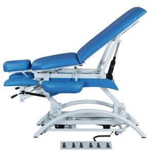 Quality Blue fashion folding hospital clinical electric facial spa beauty adjustable massage bed wholesale