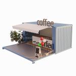 Bathroom Container Houses 20ft Foldable Luxury Prefabricated Portable Shipping