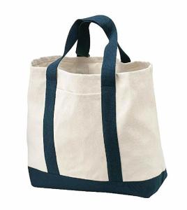 Quality Stylish Two Tone Custom Printed Tote Bags For School Shopping Reusable wholesale