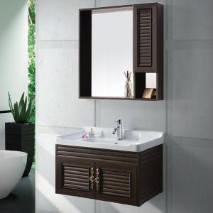 Quality Modern Alunimun Bathroom Vanity/ all aluminum bathroom cabinet/Mirror Cabinet /DB-8107 800X460mm wholesale