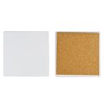 White Sublimation Coaster Blanks Square Ceramic Coaster For Sublimation Photo