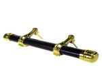 European Style Gold Casket Swing Bar Funeral Polished High Strength Customized