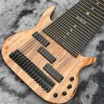 Grand 17 strings bass guitar mahogany body neck rosewood fingerboard wireless