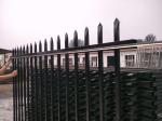 Customized Black Zinc Steel Metal Garrison Fence Panels Maintenance Free