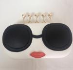 Europe and the new female eyes smiley shoulder diagonal hand evening bag