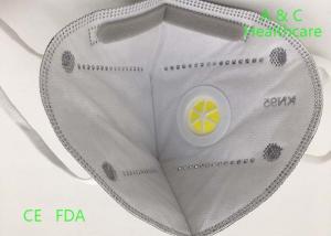 Quality Single Headband FFP2 Face Mask Spunbond Fabric Ffp2 Dust Mask Grey wholesale
