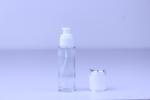 Round 30g/ 50g Pump Glass Bottle for Essence Oil