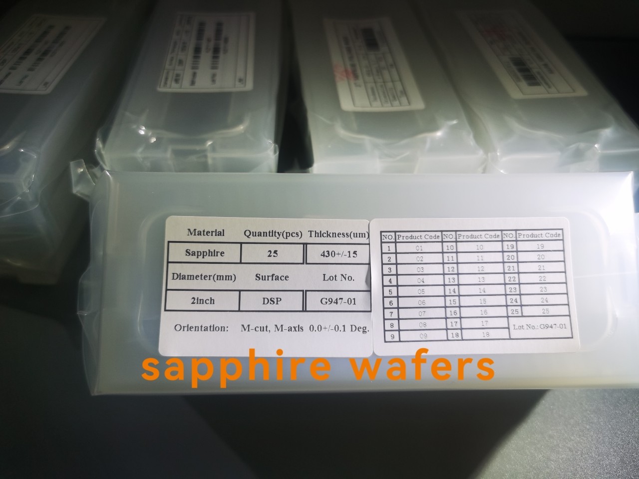 Epi - Ready DSP SSP Sapphire Substrates Wafers 4inch 6inch 8inch 12inch