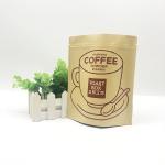 Self Standing Bag Kraft Paper Tea Coffee Shop Specialty Zipper Dried Fruit Food