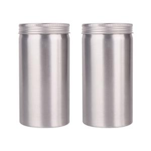 Quality Food Safe 10ml To 300ml Aluminum Canisters Cylinder Coffee Bean Tea Jar Packaging wholesale