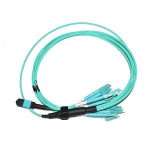 Quality 12 24 Cores Fanout MPO To LC Breakout Cable MPO Fanout Cable wholesale
