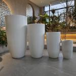 Indoor Hotel Fiber Clay Planter