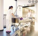 800KG 4.0m/s Hospital Bed Elevator VVVF Controller Machine Room Less Lift
